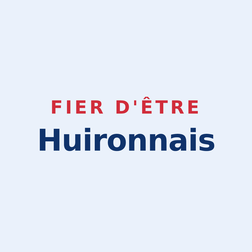 Sticker « Fier d'être Huironnais » — design pour Huiron