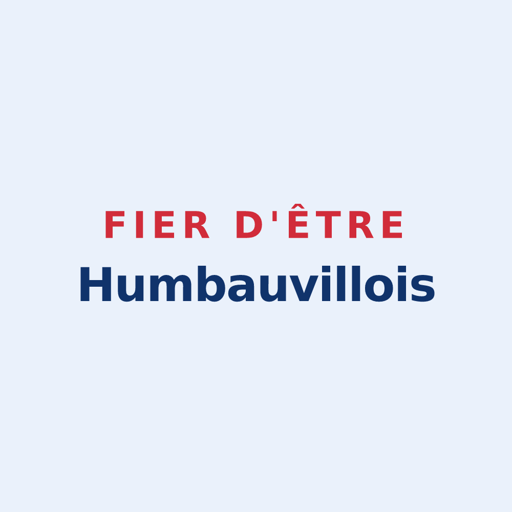 Sticker « Fier d'être Humbauvillois » — design pour Humbauville