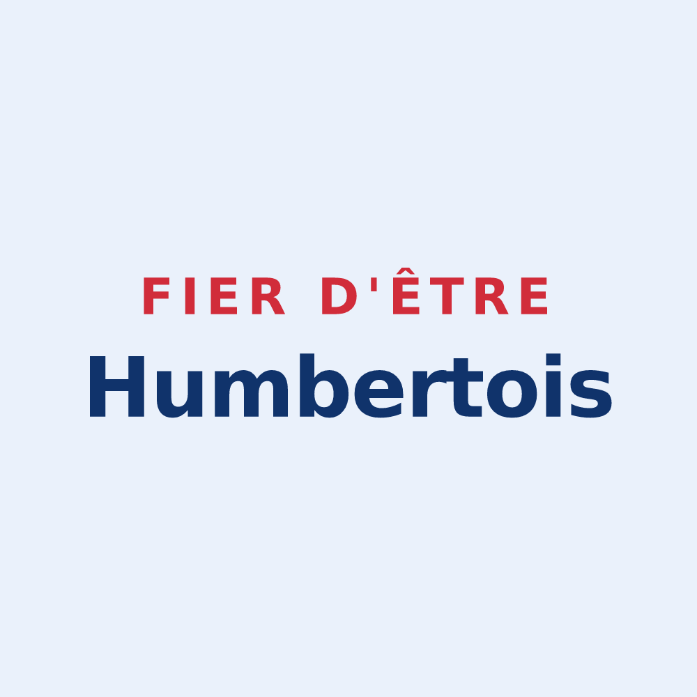 Sticker « Fier d'être Humbertois » — design pour Humbert