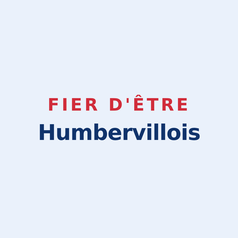 Sticker « Fier d'être Humbervillois » — design pour Humberville