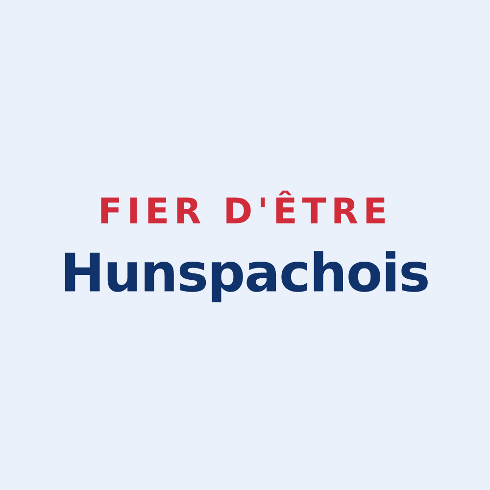 Sticker « Fier d'être Hunspachois » — design pour Hunspach
