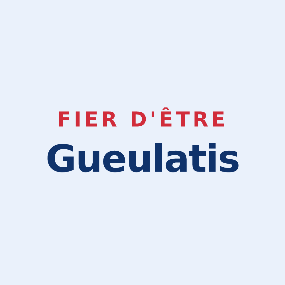 Sticker « Fier d'être Gueulatis » — design pour Hurigny
