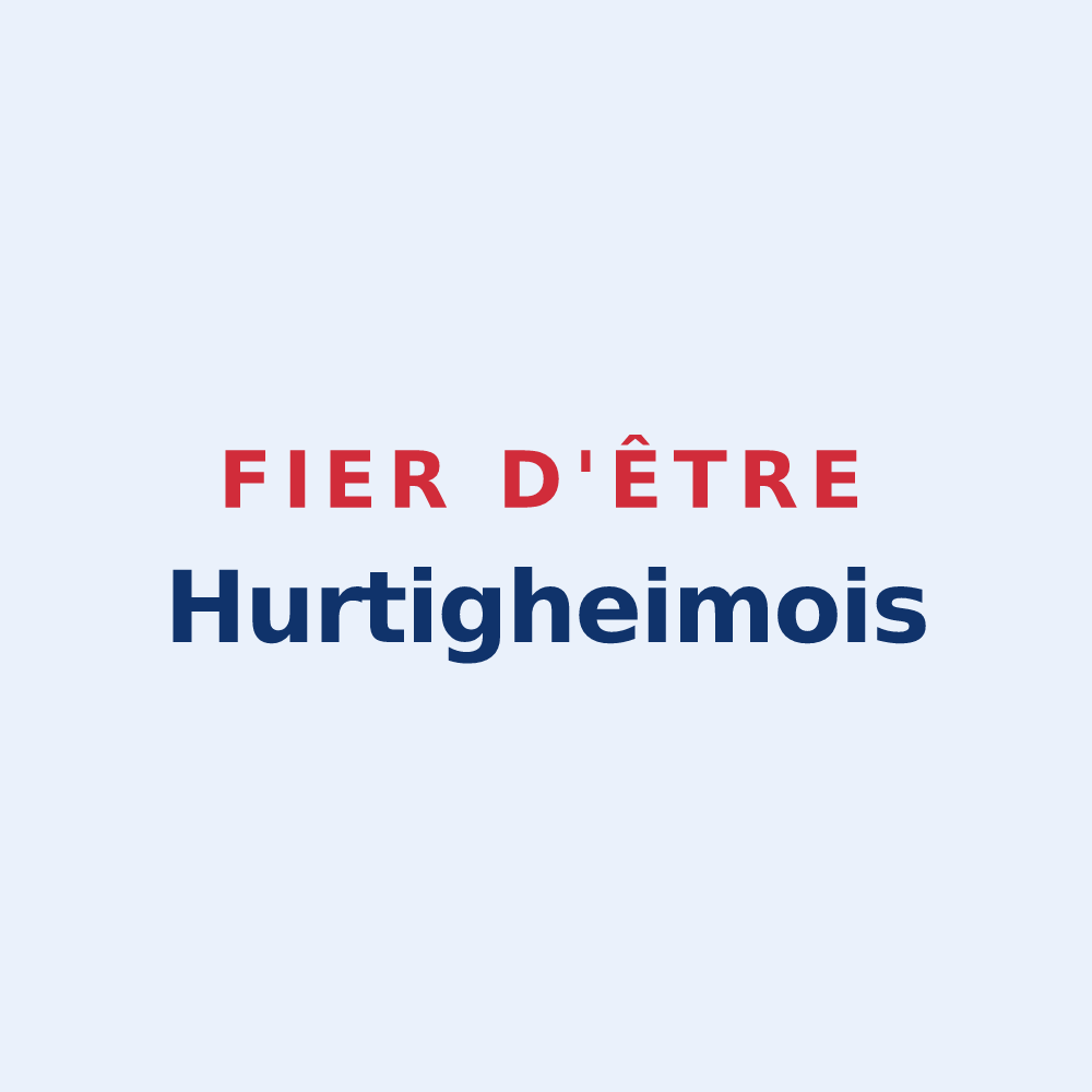 Sticker « Fier d'être Hurtigheimois » — design pour Hurtigheim