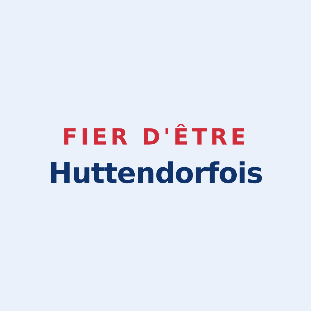 Sticker « Fier d'être Huttendorfois » — design pour Huttendorf