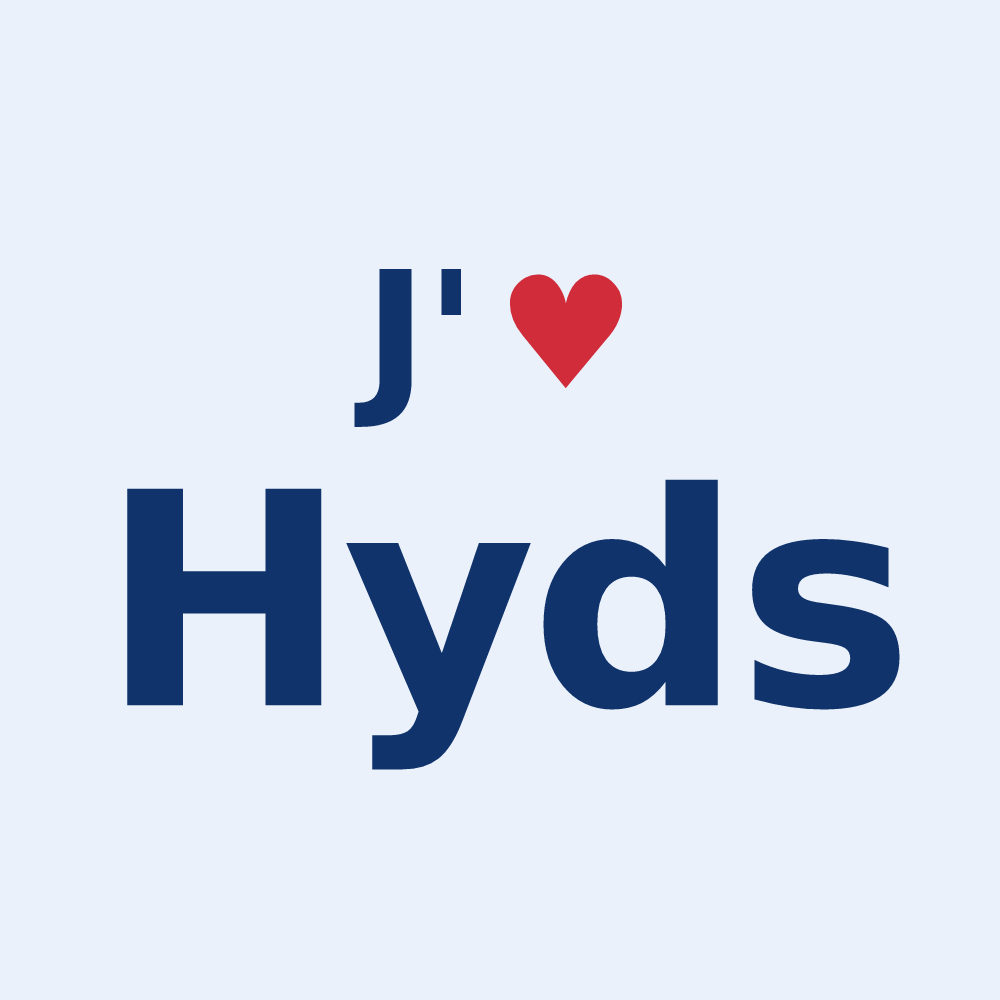 Sticker personnalisé Hyds — design J'aime Hyds