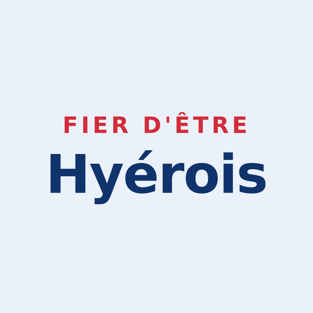 Sticker « Fier d'être Hyérois » — design pour Hyères