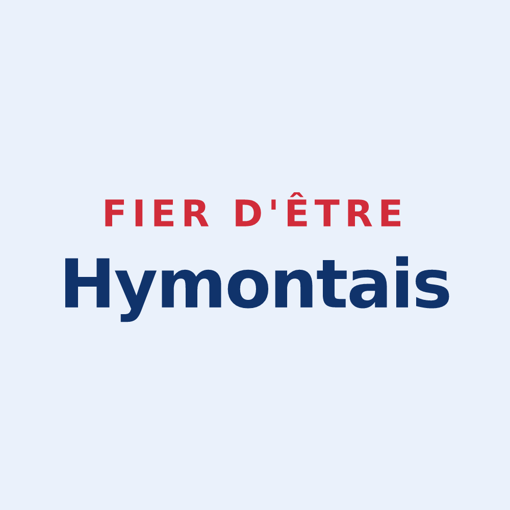 Sticker « Fier d'être Hymontais » — design pour Hymont