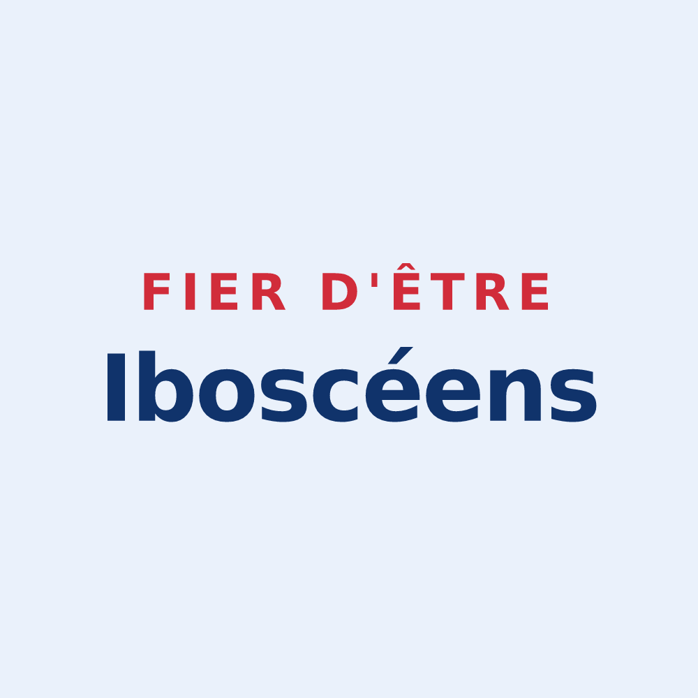Sticker « Fier d'être Iboscéens » — design pour Ibos