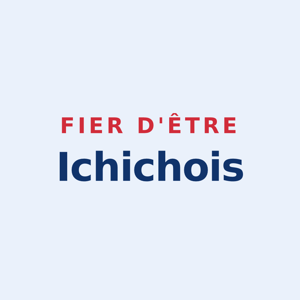 Sticker « Fier d'être Ichichois » — design pour Ichy