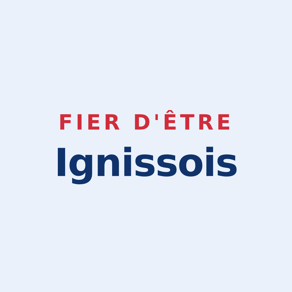 Sticker « Fier d'être Ignissois » — design pour Igny