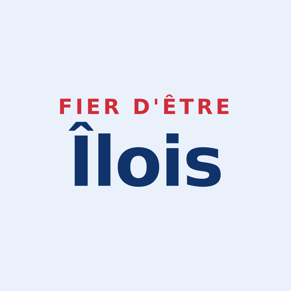 Sticker « Fier d'être Îlois » — design pour Île-aux-Moines