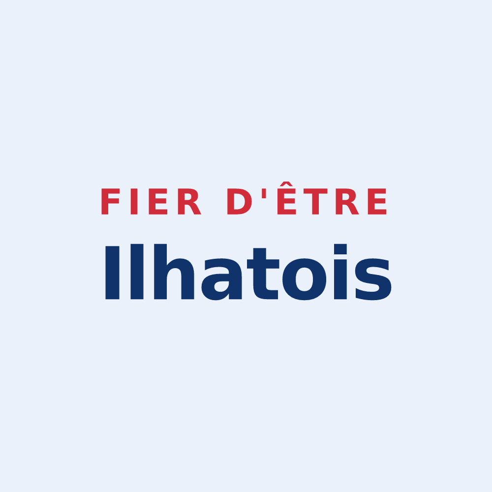 Sticker « Fier d'être Ilhatois » — design pour Ilhat