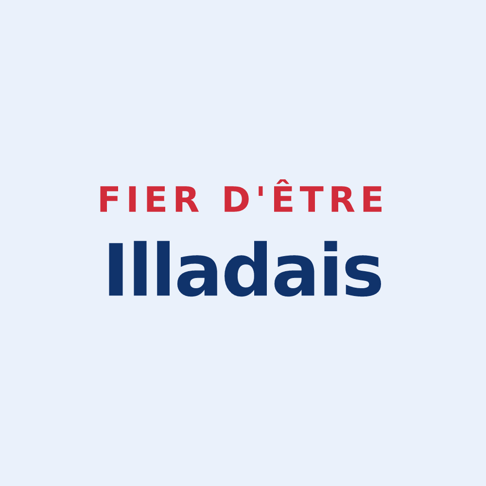 Sticker « Fier d'être Illadais » — design pour Illats