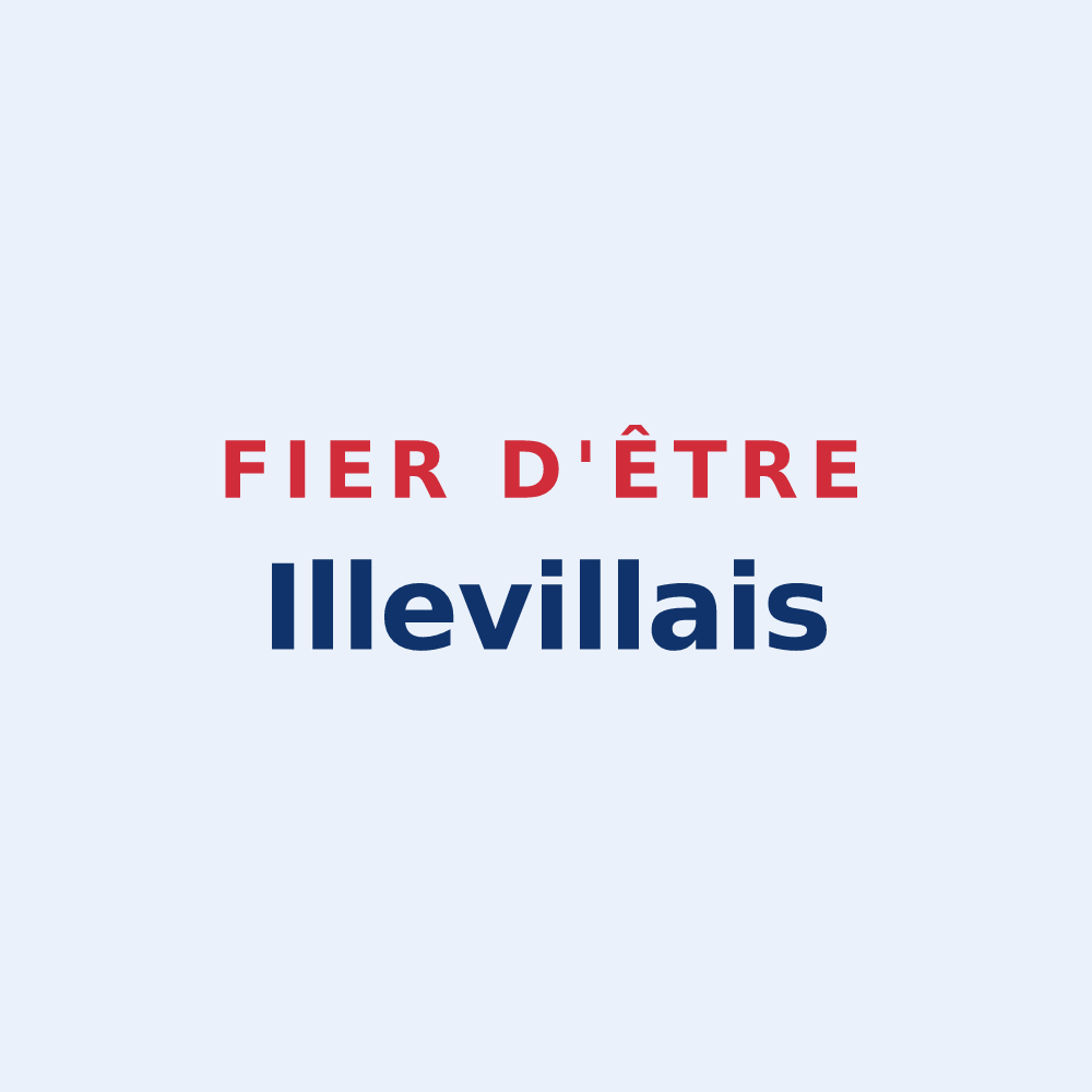 Sticker « Fier d'être Illevillais » — design pour Illeville-sur-Montfort
