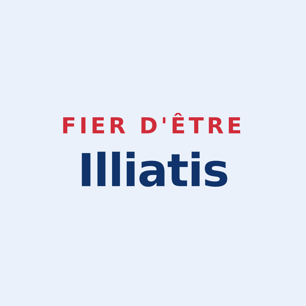 Sticker « Fier d'être Illiatis » — design pour Illiat