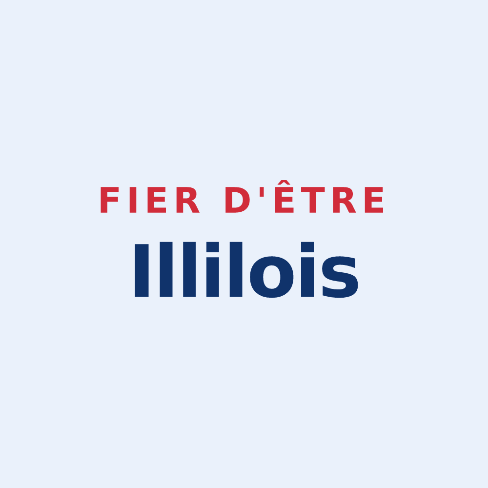 Sticker « Fier d'être Illilois » — design pour Illies