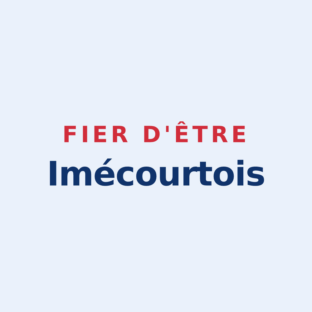 Sticker « Fier d'être Imécourtois » — design pour Imécourt