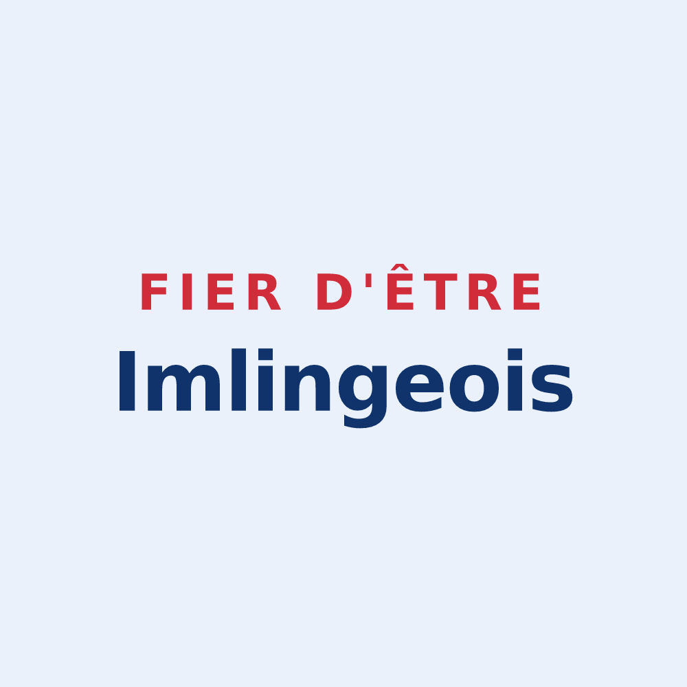 Sticker « Fier d'être Imlingeois » — design pour Imling