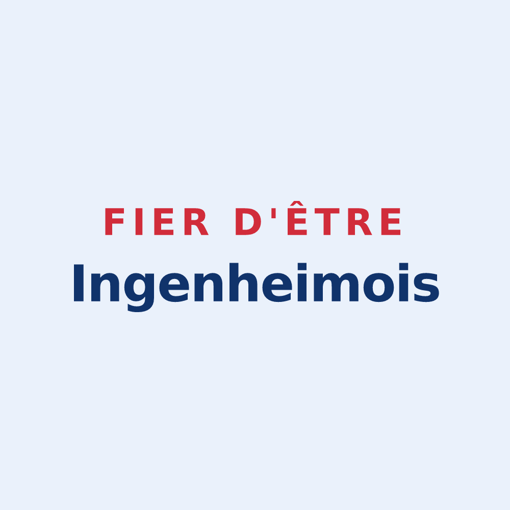 Sticker « Fier d'être Ingenheimois » — design pour Ingenheim