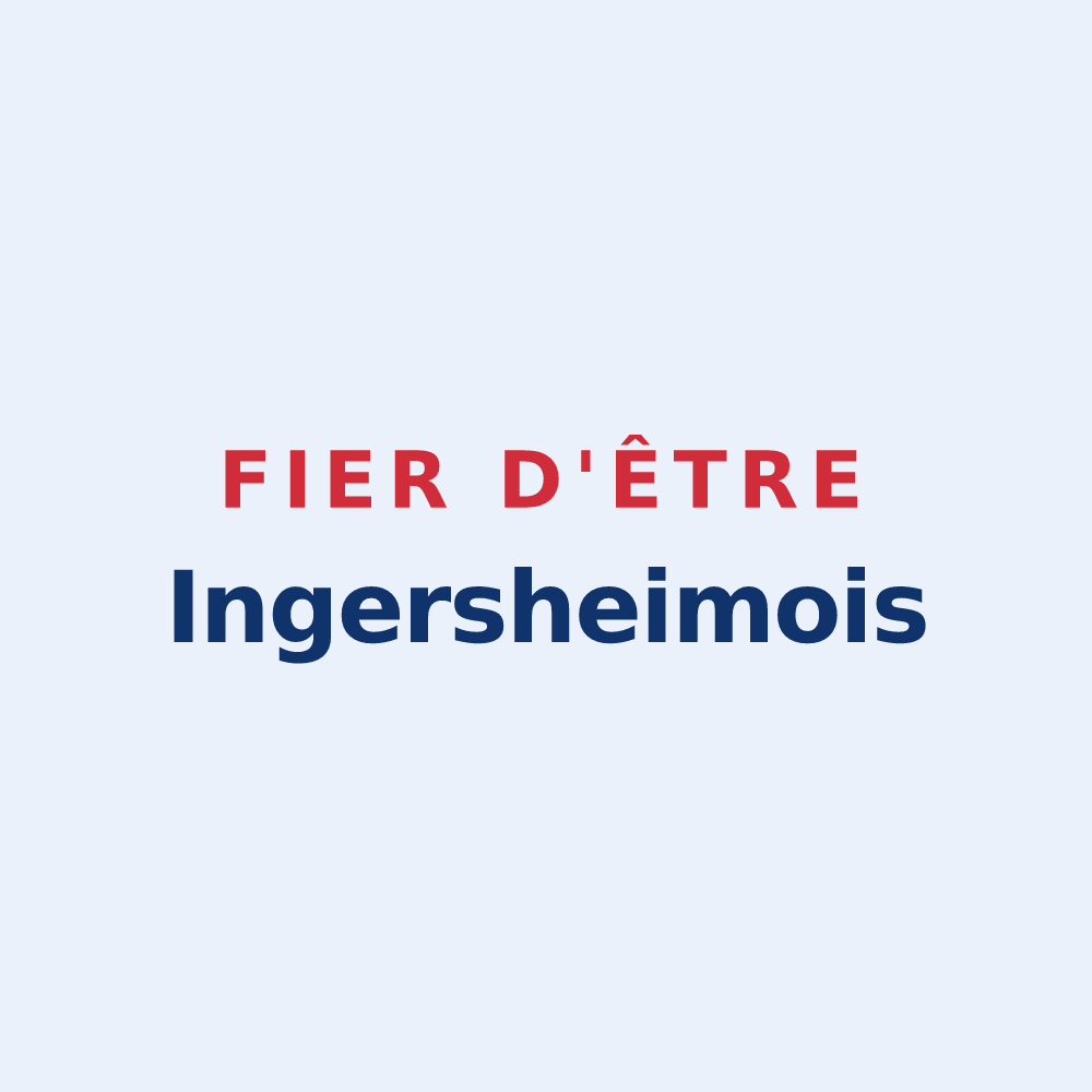 Sticker « Fier d'être Ingersheimois » — design pour Ingersheim