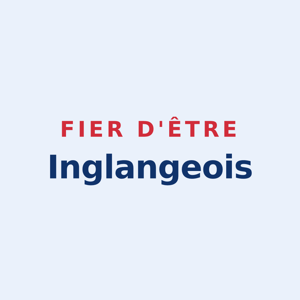 Sticker « Fier d'être Inglangeois » — design pour Inglange