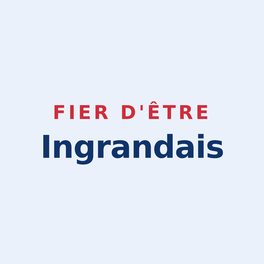 Sticker « Fier d'être Ingrandais » — design pour Ingrandes