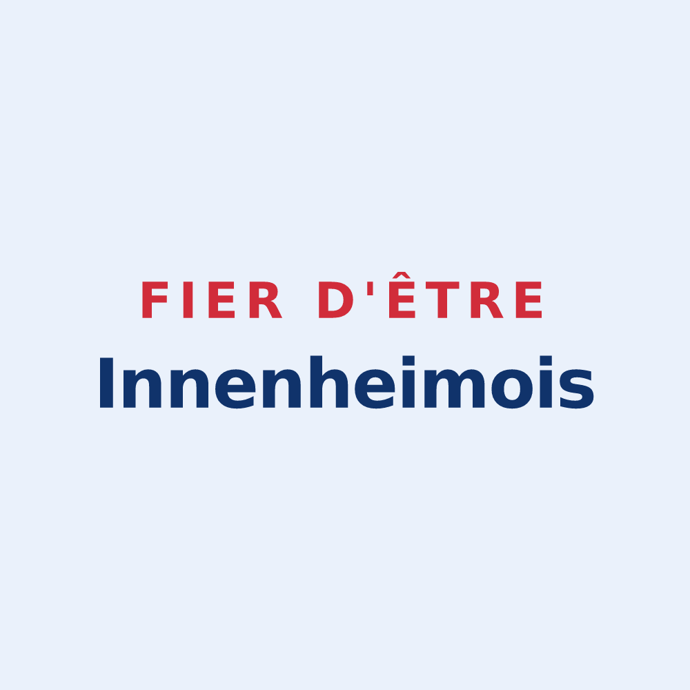 Sticker « Fier d'être Innenheimois » — design pour Innenheim
