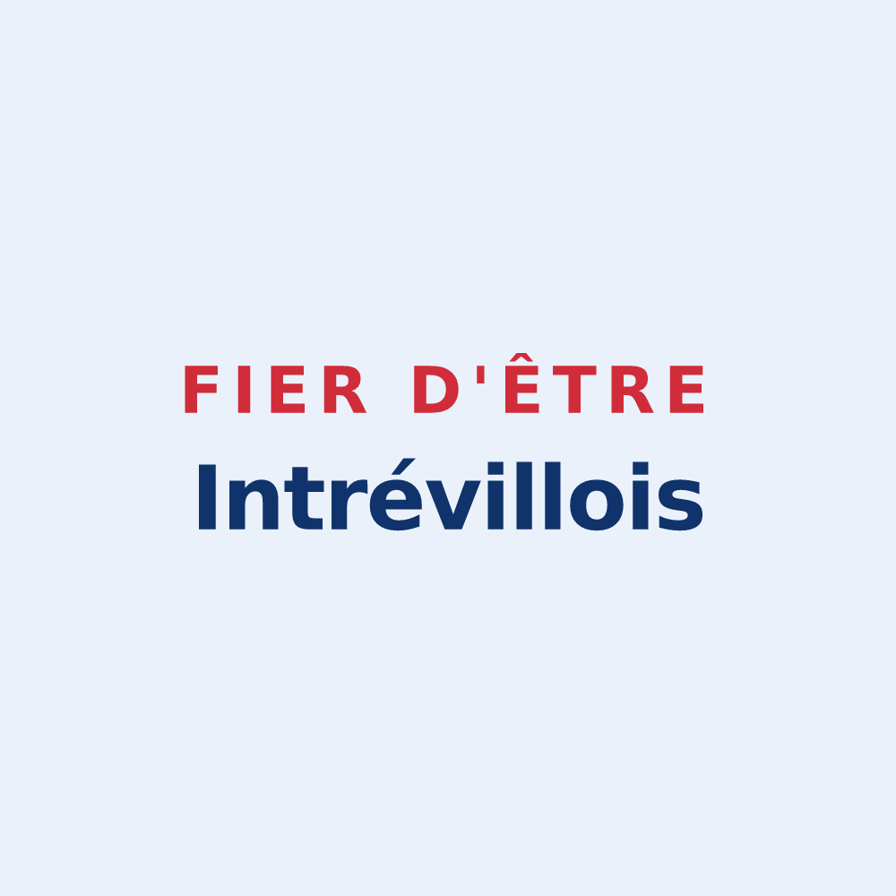 Sticker « Fier d'être Intrévillois » — design pour Intréville