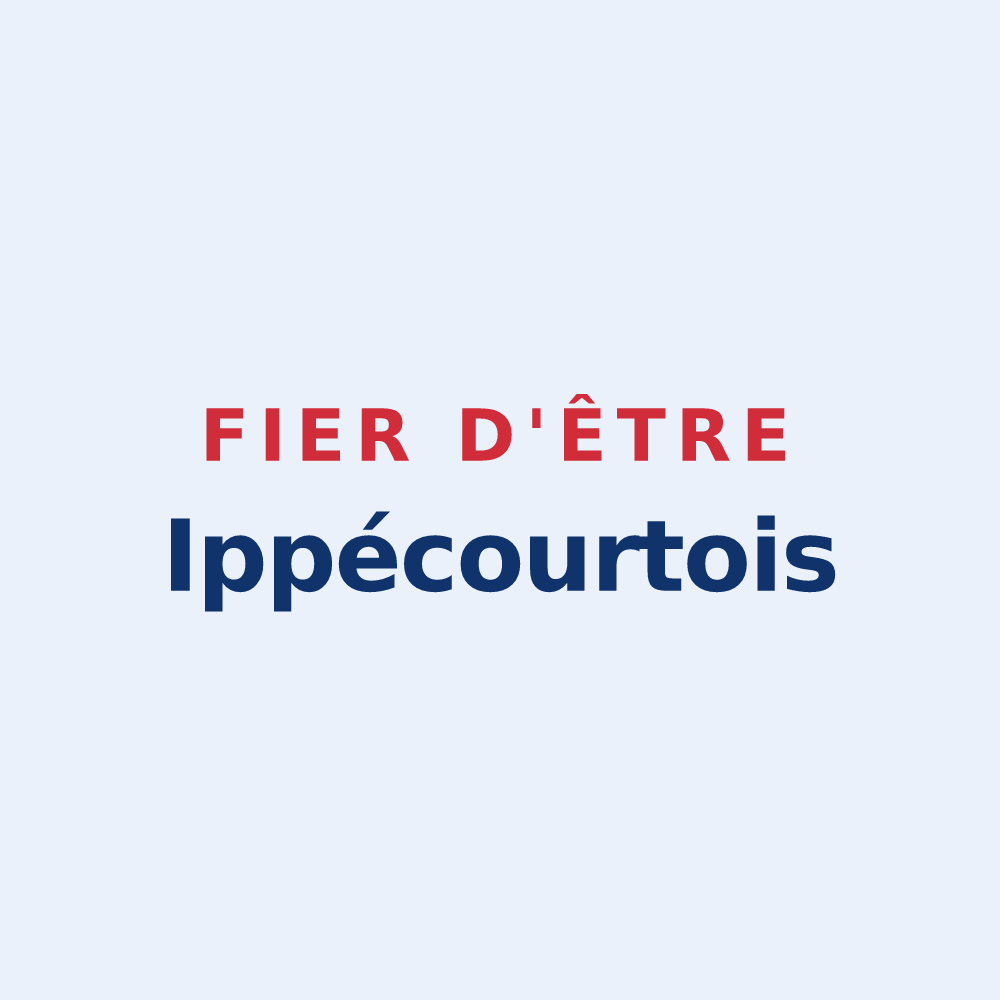 Sticker « Fier d'être Ippécourtois » — design pour Ippécourt
