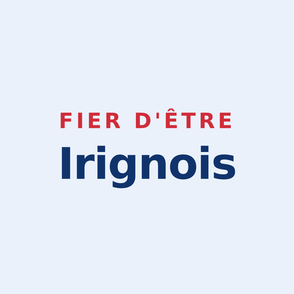 Sticker « Fier d'être Irignois » — design pour Irigny