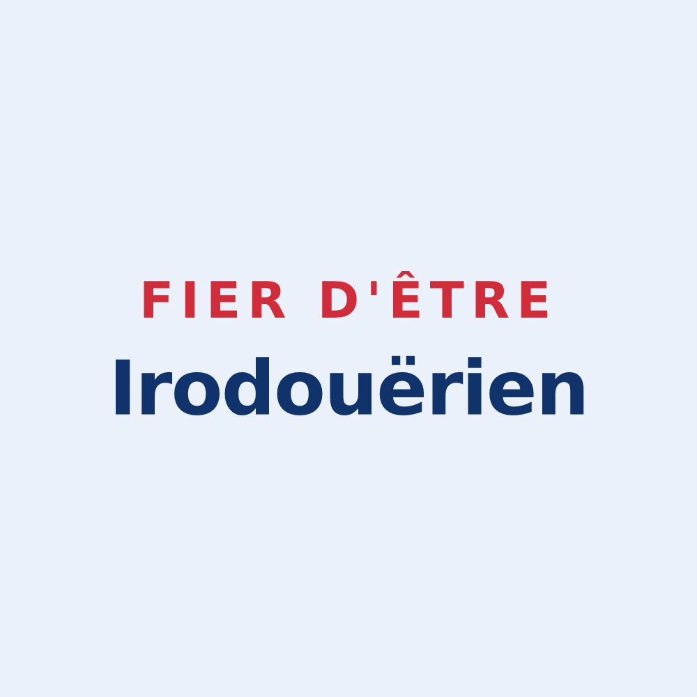 Sticker « Fier d'être Irodouërien » — design pour Irodouër