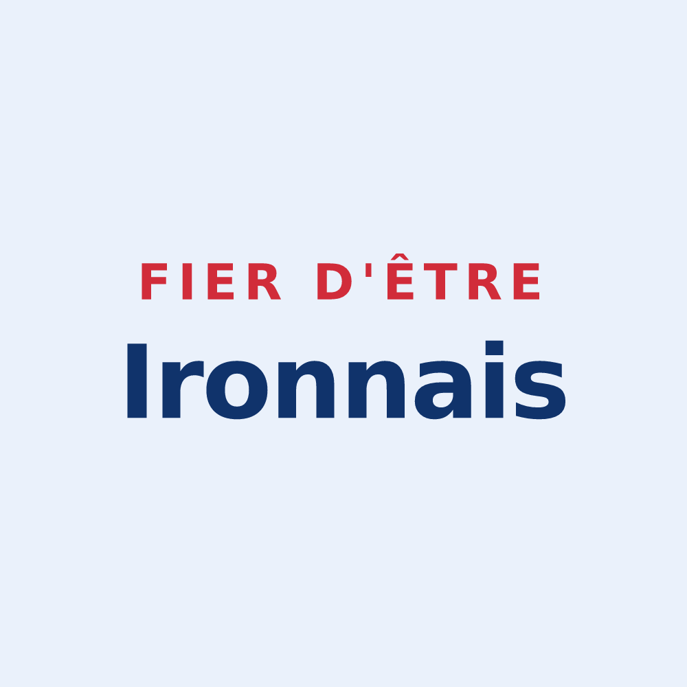 Sticker « Fier d'être Ironnais » — design pour Iron