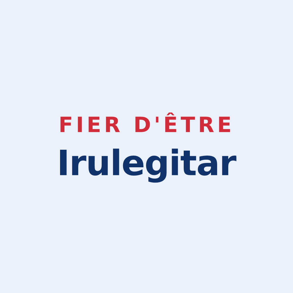 Sticker « Fier d'être Irulegitar » — design pour Irouléguy