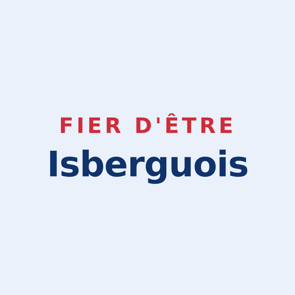 Sticker « Fier d'être Isberguois » — design pour Isbergues