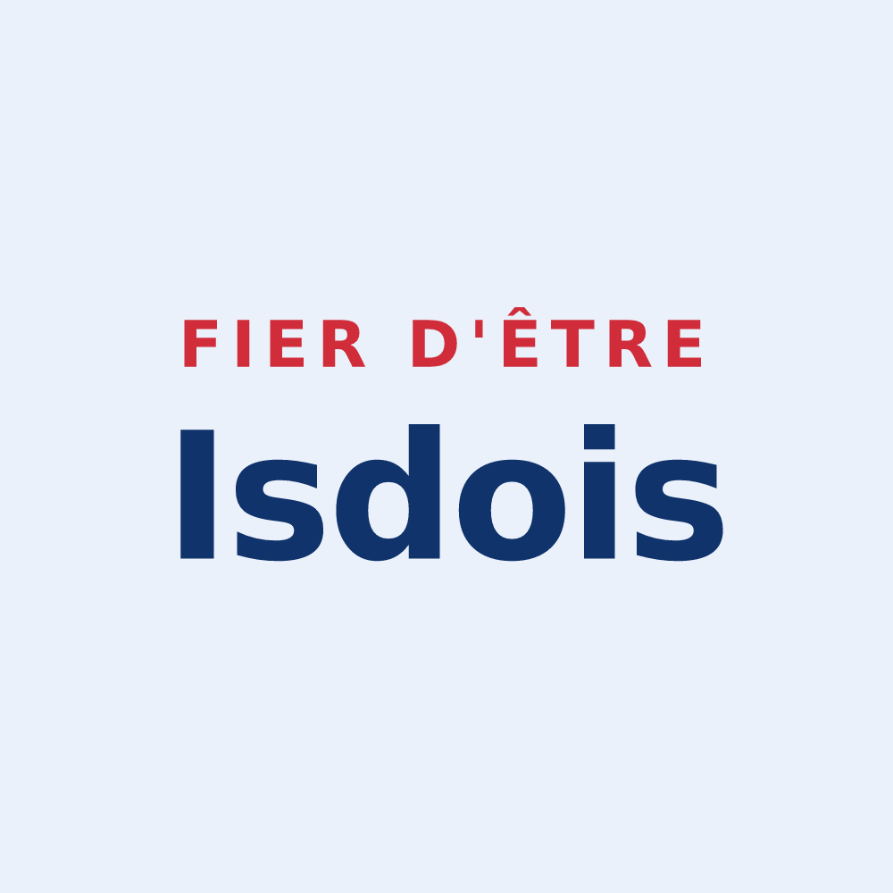Sticker « Fier d'être Isdois » — design pour Isdes
