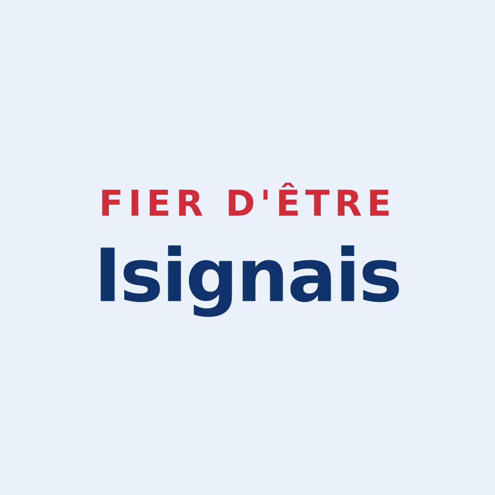 Sticker « Fier d'être Isignais » — design pour Isigny-sur-Mer