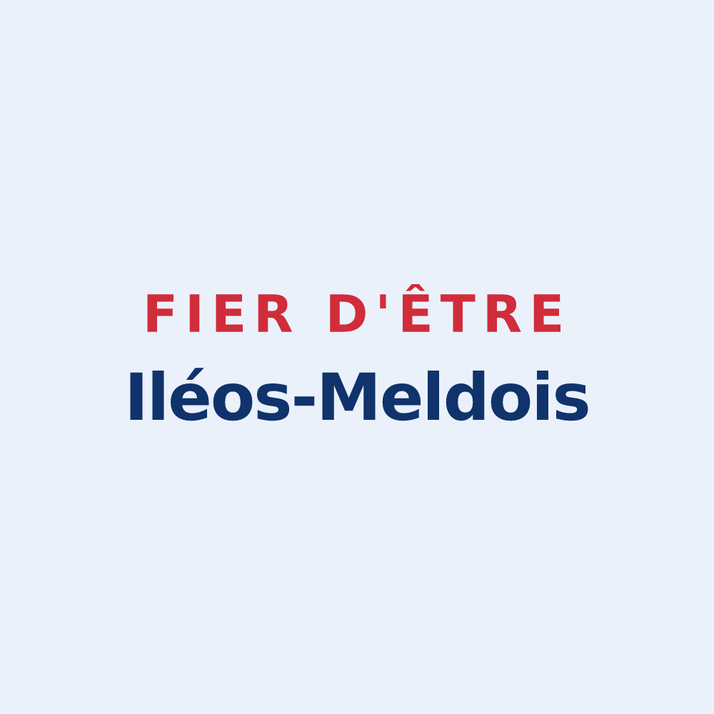 Sticker « Fier d'être Iléos-Meldois » — design pour Isles-les-Meldeuses