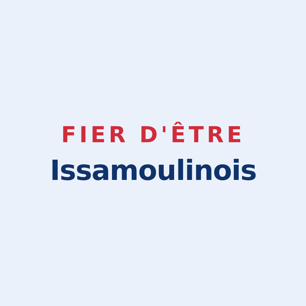 Sticker « Fier d'être Issamoulinois » — design pour Issamoulenc