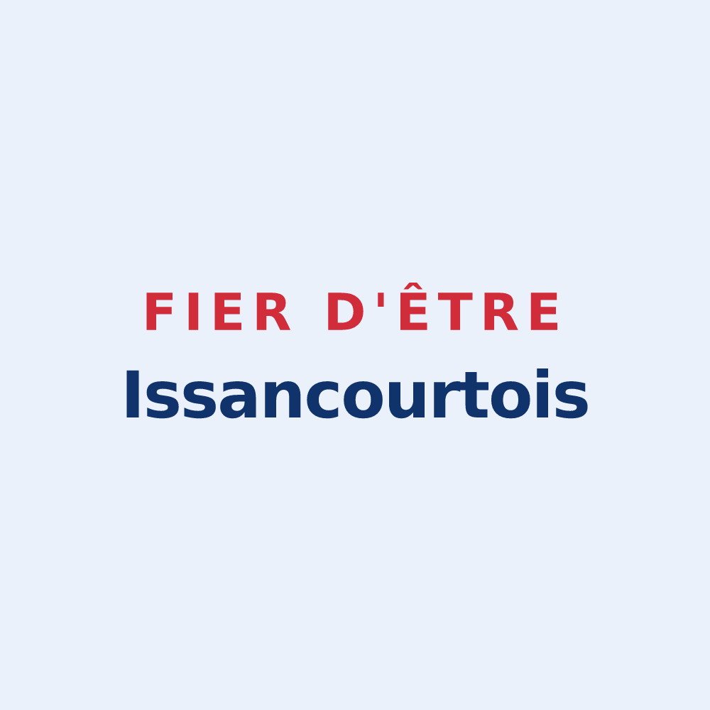 Sticker « Fier d'être Issancourtois » — design pour Issancourt-et-Rumel