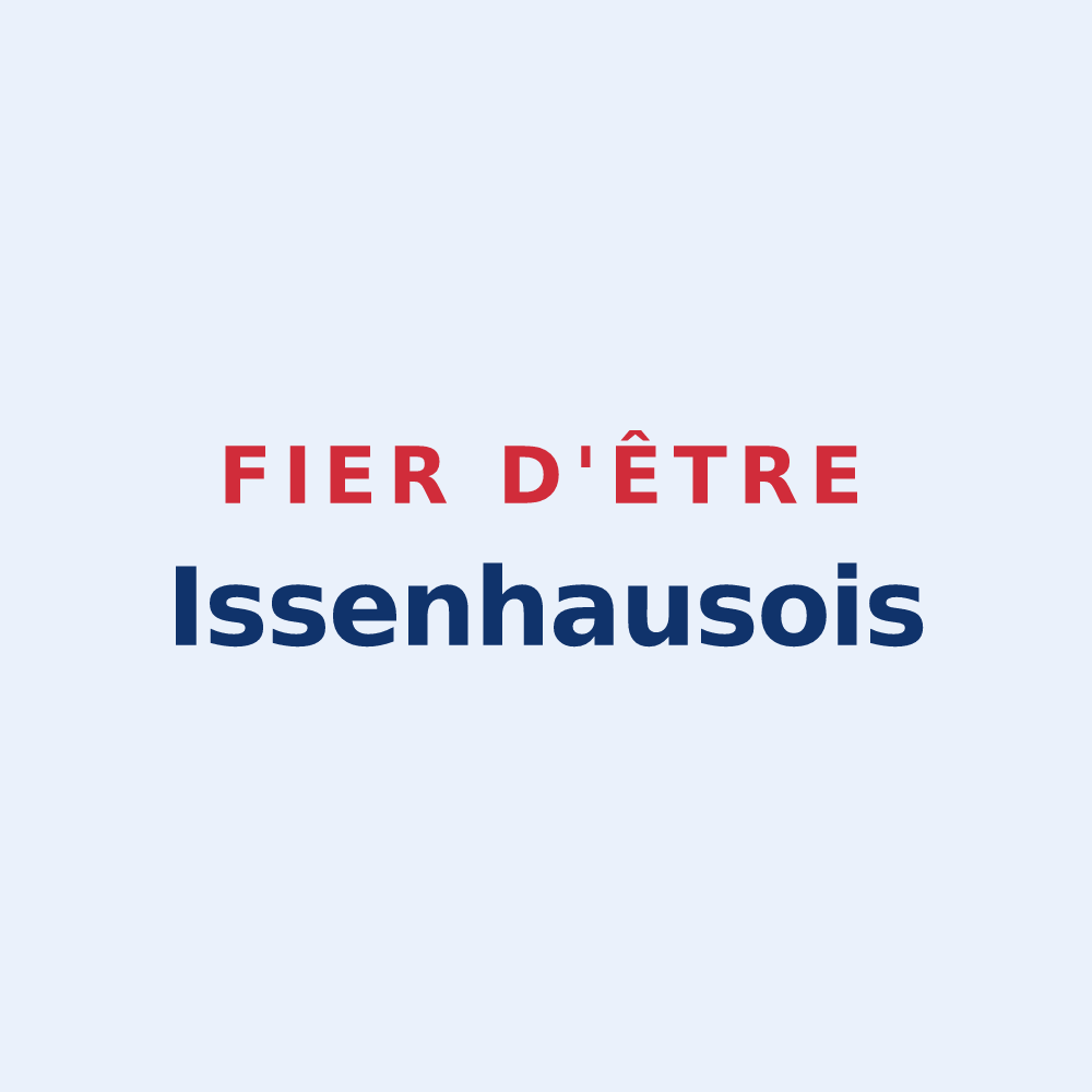 Sticker « Fier d'être Issenhausois » — design pour Issenhausen