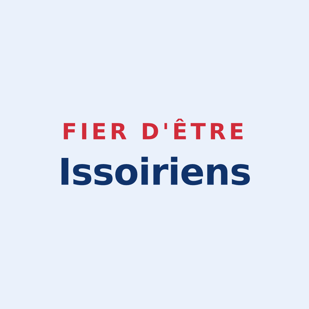 Sticker « Fier d'être Issoiriens » — design pour Issoire