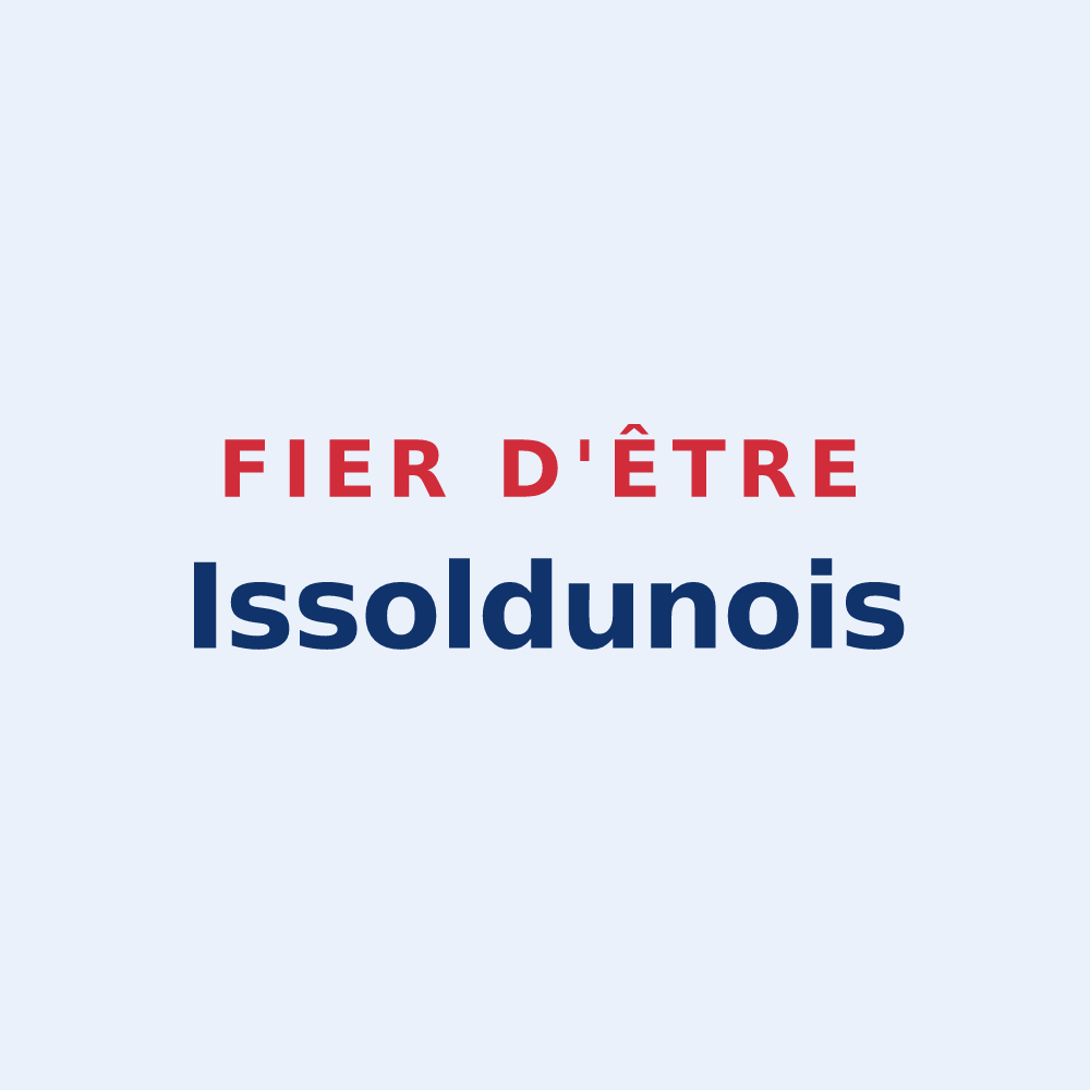 Sticker « Fier d'être Issoldunois » — design pour Issoudun-Létrieix