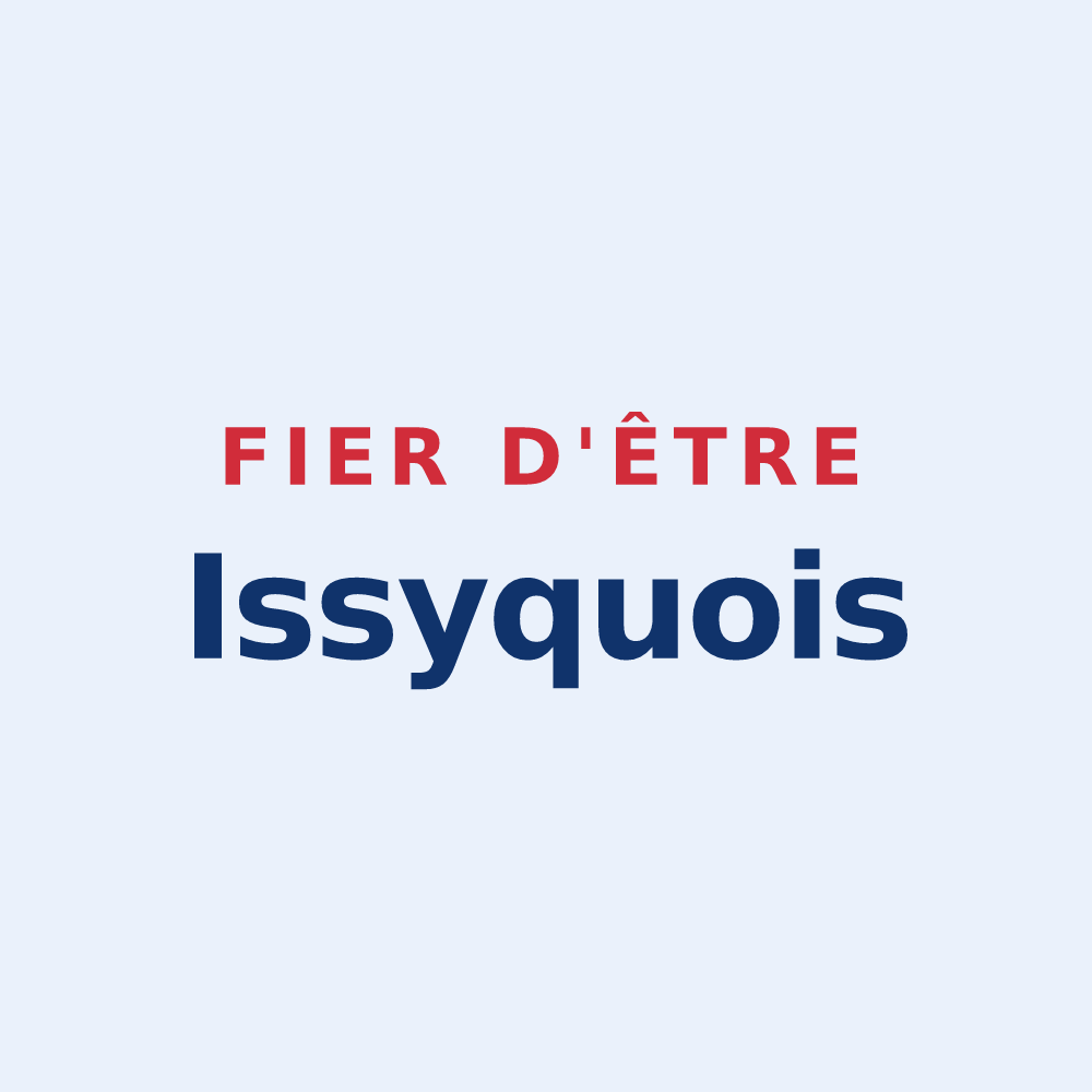 Sticker « Fier d'être Issyquois » — design pour Issy-l'Évêque