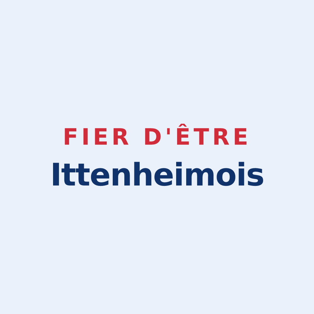 Sticker « Fier d'être Ittenheimois » — design pour Ittenheim