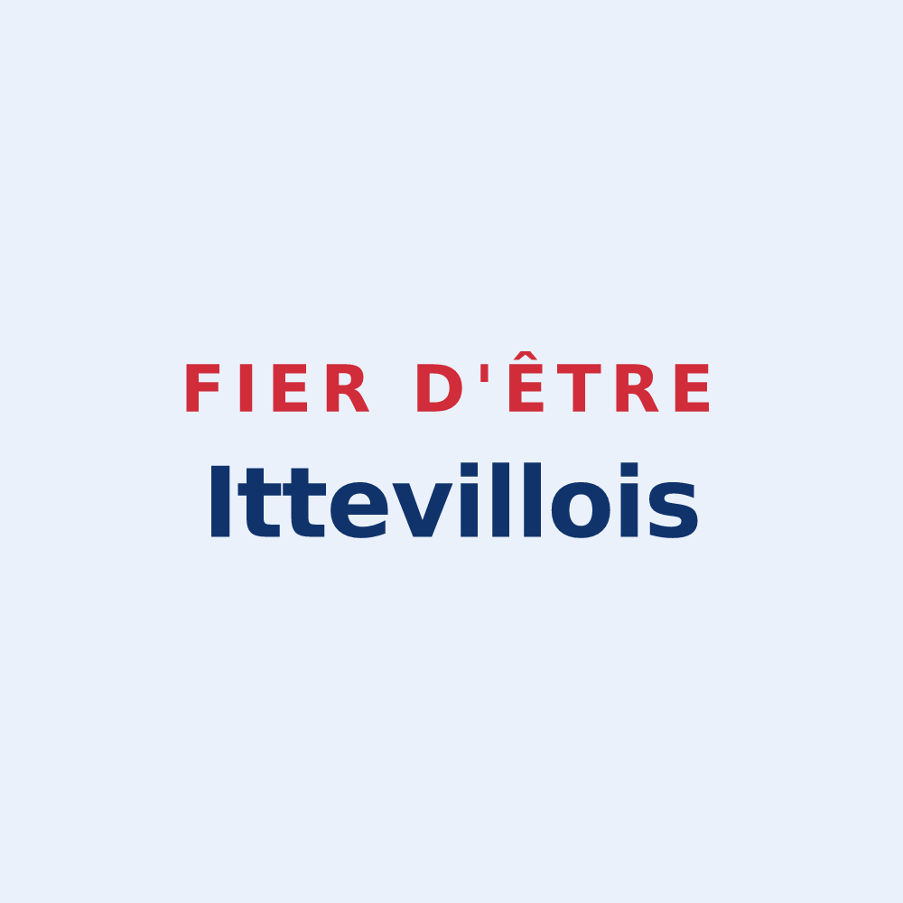 Sticker « Fier d'être Ittevillois » — design pour Itteville