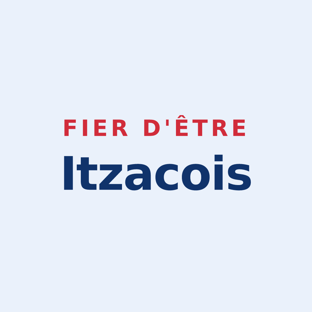 Sticker « Fier d'être Itzacois » — design pour Itzac