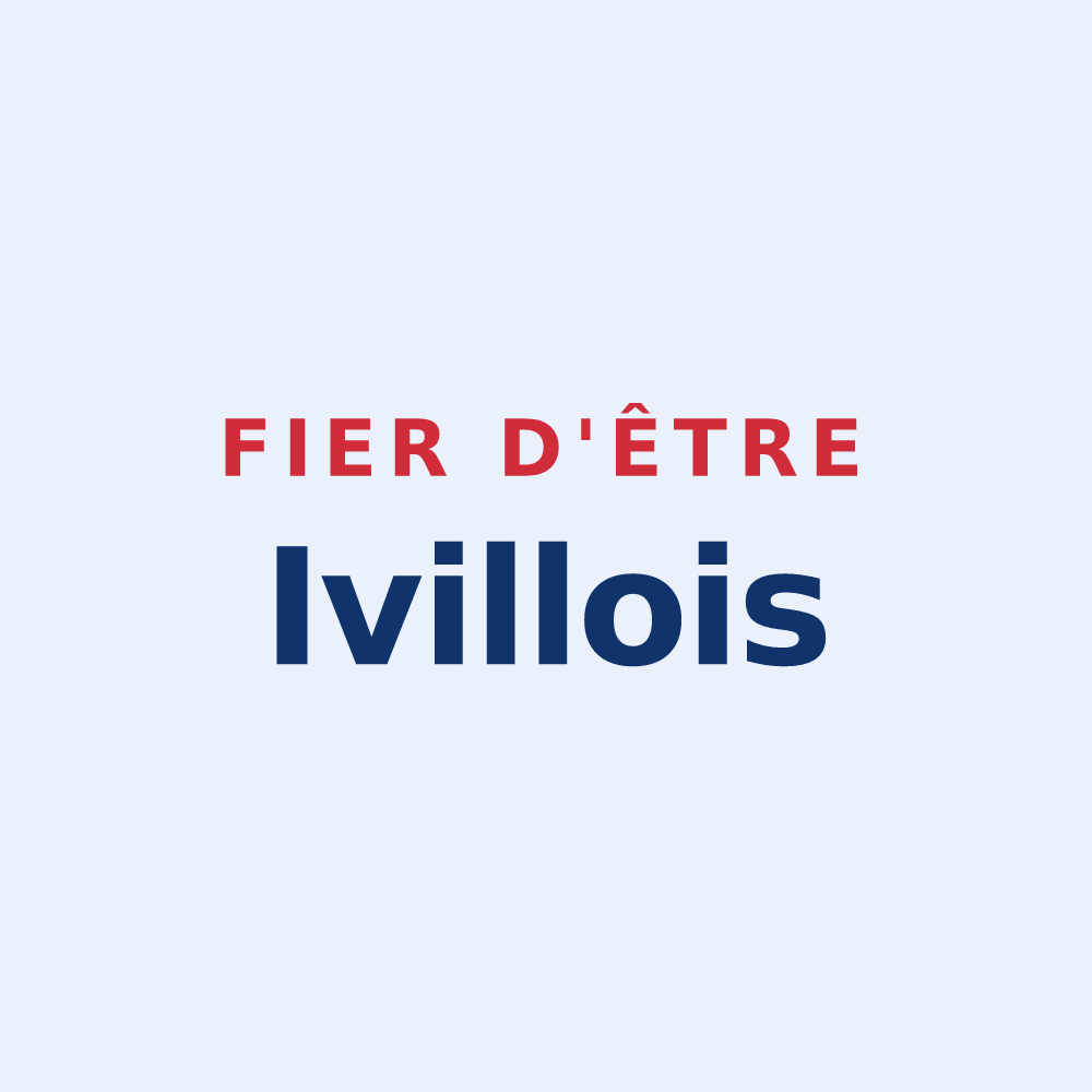 Sticker « Fier d'être Ivillois » — design pour Iville