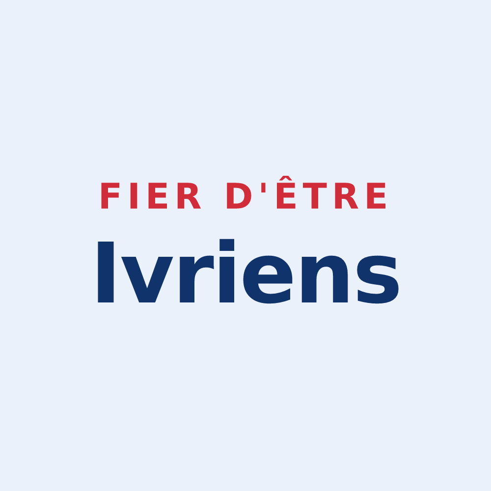 Sticker « Fier d'être Ivriens » — design pour Ivry-le-Temple