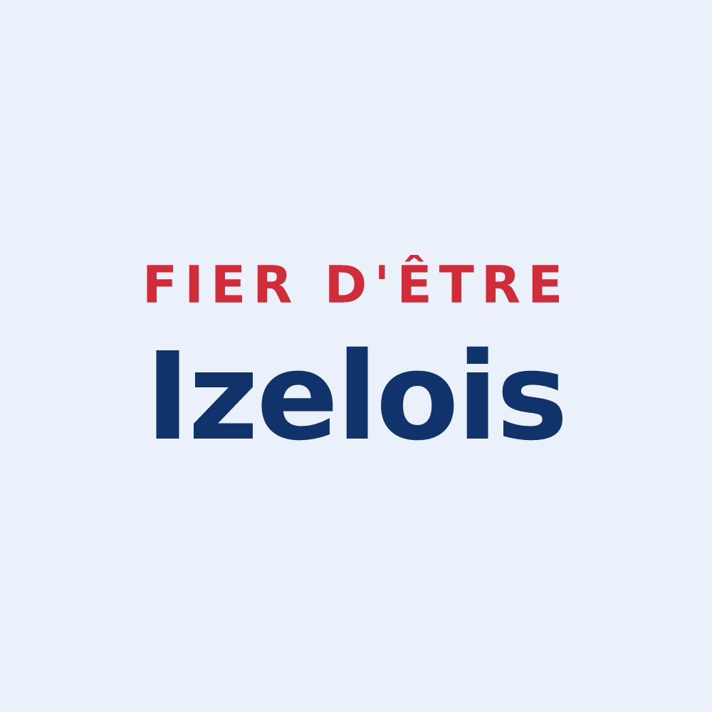 Sticker « Fier d'être Izelois » — design pour Izel-lès-Hameau