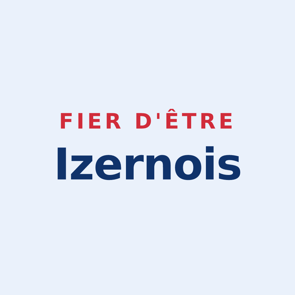 Sticker « Fier d'être Izernois » — design pour Izernore